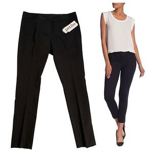 Amanda+Chelsea [0 Petite] Black Contemporary Fit Trouser Dress Pants NWT
